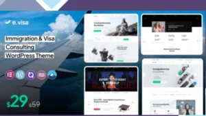 Evisa - Immigration and Visa Consulting WordPress Theme