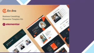 Evolvo - Business Consulting Elementor Template Kit