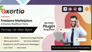 Exertio - Freelance Marketplace WordPress Theme