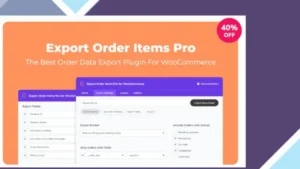Export Order Items Pro