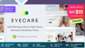Eye Care - WordPress Theme for Optometrist and Eye Clinic