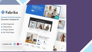 Fabrika - Garment and Textile Industry Elementor Template Kit