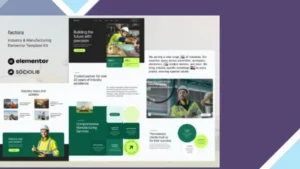 Factora - Industry and Manufacturing Elementor Template Kit