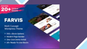 Farvis Multipurpose WordPress Theme