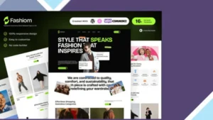Fashiom - Fashion E-Commerce Store Elementor Template Kit