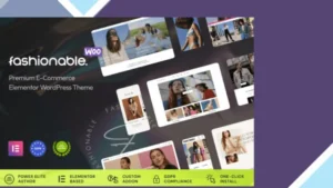 Fashionable - Clothing and Apparel WooCommerce Theme