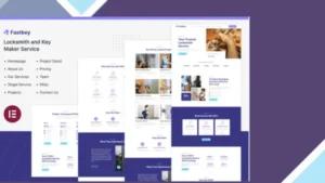 Fastkey - Locksmith and Key Maker Service Elementor Template Kit