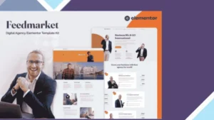 Feedmarket - Digital Agency Elementor Template Kit