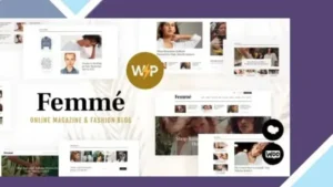 Femme An Online Magazine and Fashion Blog Theme