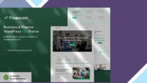 Financerr - Business and Finance FSE WordPress Theme