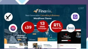 Finanix - Business WordPress Theme
