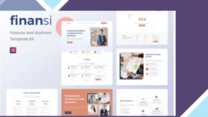 Finansi - Finance and Business Elementor Template Kit