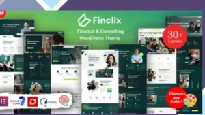 Finclix - Finance and Consulting WordPress Theme
