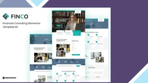 Finco - Financial Consulting Elementor Template Kit