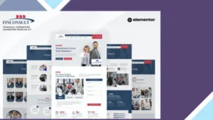 Finconsult - Financial Consulting Elementor Template Kit