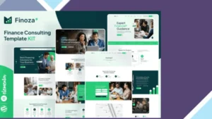 Finoza - Finance Consulting Elementor Template Kit