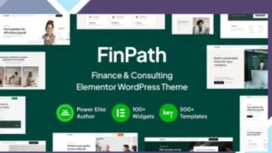 FinPath - Finance and Consulting Elementor WordPress Theme