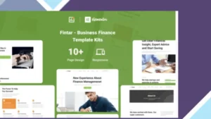 Fintar - Finance Management Elementor Template Kit