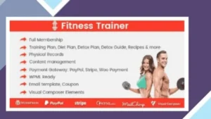 Fitness Trainer - Training Membership Plugin