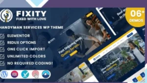 Fixity - Handyman Services WordPress Theme