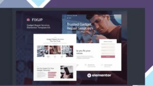 FixUp - Gadget Repair Services Elementor Template Kit
