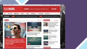FlatNews - Responsive Magazine WordPress Theme