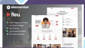 Fleu - Creative Content Creators Elementor Template Kit