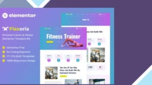 Flexoria - Personal Trainer and Fitness Elementor Template Kit