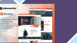 Flolution - Plumber and Repair Service Elementor Template Kit