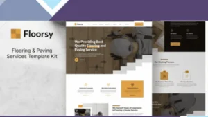 Floorsy - Flooring and Paving Services Elementor Template Kit