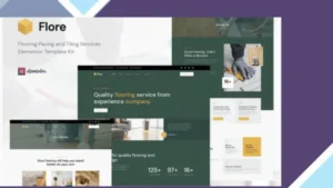 Flore - Flooring and Tiling Services Elementor Template Kit