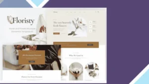 Floristy - Florist and Flower Boutique Elementor Template Kit