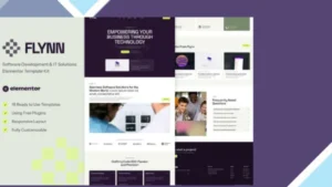 Flynn - Software Development and IT Solutions Elementor Template Kit