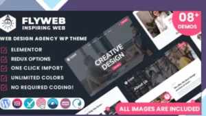 Flyweb - Web Design Agency WordPress Theme