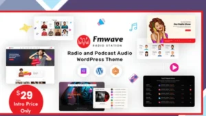 Fmwave - Radio Station WordPress Theme