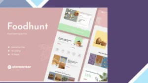 Foodhunt - Food Catering Service Elementor Template Kit