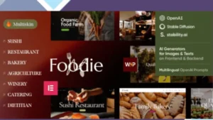 Foodie - Restaurant WordPress Theme