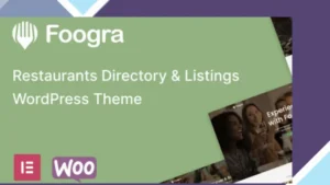 Foogra - Restaurants Listings WordPress Theme