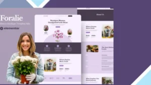 Foralie - Flower Boquete Elementor Template Kits