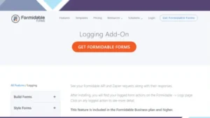 Formidable Forms - Logs