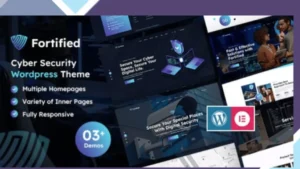 Fortified - IT and Cyber Security WordPress Theme