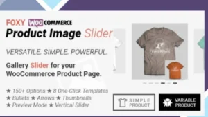 Foxy - WooCommerce Product Image Gallery Slider Carousel