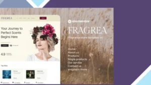 Fragrea - Fragrance Store Elementor Tempate Kit