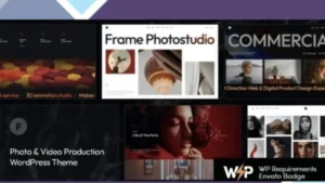 Frame - Photo and Video Production WordPress Theme