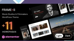 Frames - Movie Studios and Filmmakers WordPress Theme