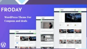 Froday - Coupons and Deals WordPress Theme