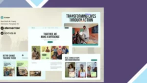 Funder - Non Profit and Charity Elementor Template Kit