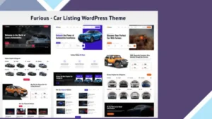 Furious - Car Listing WordPress Theme