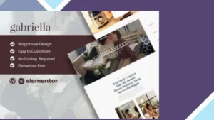Gabriella - Motivator and Business Coach Elementor Template Kit