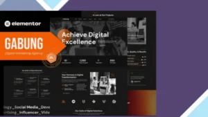 Gabung - Digital Marketing Agency Elementor Template Kit